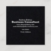 シンプルクリーンフレクラシックーム角型名刺 スクエア名刺 (裏面)