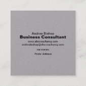 シンプルクリーンフレクラシックーム角型名刺 スクエア名刺 (裏面)