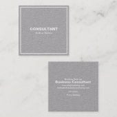 シンプルクリーンフレクラシックーム角型名刺 スクエア名刺 (正面/裏面)