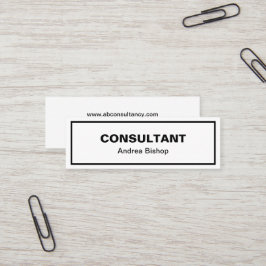 シンプルクリーンフレクラシックーム スキニー名刺