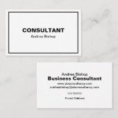 シンプルクリーンフレクラシックーム 名刺 (正面/裏面)