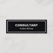 シンプルクリーンフレクラシックームMINI名刺 スキニー名刺 (正面)