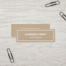 シンプルクリーンフレクラシックームMINI名刺 スキニー名刺