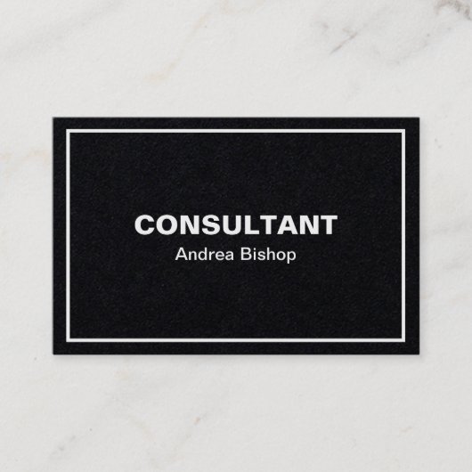 シンプルクリーンフレームクラシック名刺 名刺 (正面)