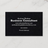 シンプルクリーンフレームクラシック名刺 名刺 (裏面)