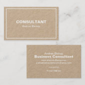 シンプルクリーンフレームクラシック名刺 名刺 (正面/裏面)