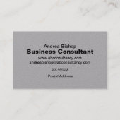 シンプルクリーンフレームクラシック名刺 名刺 (裏面)