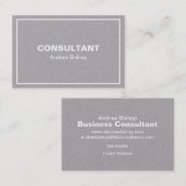 シンプルクリーンフレームクラシック名刺 名刺 (正面/裏面)