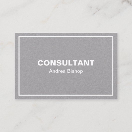 シンプルクリーンフレームクラシック名刺 名刺 (正面)