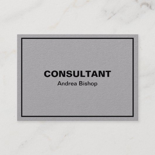 シンプルクリーンフレームクラシック名刺 名刺 (正面)