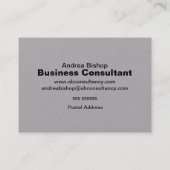 シンプルクリーンフレームクラシック名刺 名刺 (裏面)