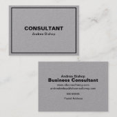 シンプルクリーンフレームクラシック名刺 名刺 (正面/裏面)