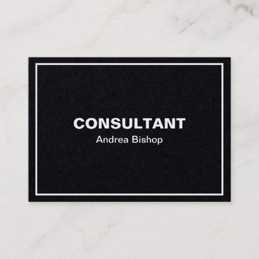 シンプルクリーンフレームクラシック名刺 名刺 (正面)