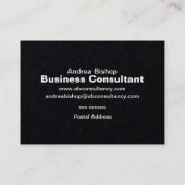 シンプルクリーンフレームクラシック名刺 名刺 (裏面)