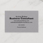 シンプルクリーンフレームクラシック名刺 名刺 (裏面)