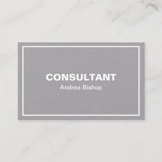 シンプルクリーンフレームクラシック名刺 名刺 (正面)