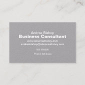 シンプルクリーンフレームクラシック名刺 名刺 (裏面)