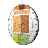 シンプルクリーンモダンミニマル ダーツボード (正面右)