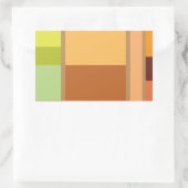 シンプルクリーンモダンミニマル 長方形シール (バッグ)