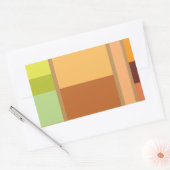 シンプルクリーンモダンミニマル 長方形シール (封筒)