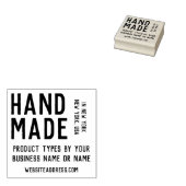 シンプルクリーンヴィンテージルックハンドメイド ラバースタンプ (押印)