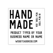 シンプルクリーンヴィンテージルックハンドメイド ラバースタンプ (インプリント)