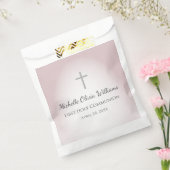 シンプルクロスエレガントバラ金ゴールド第1聖体 フェイバーバッグ (封をした状態)