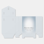 シンプルクロスダスティブルーボーイズ第一聖餐式 フェイバーボックス (見開き)