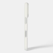 シンプルクロス バーガンディーフラワー 名前入り Case-Mate iPhoneケース (裏面 / 右)