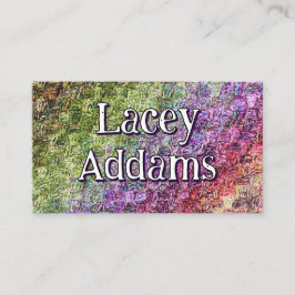 シンプルクロチェットアート名刺 名刺