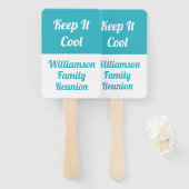 シンプルクールモダン懇親会保It ハンドファン (正面&裏面)