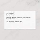 シンプルクール 名刺 (裏面)