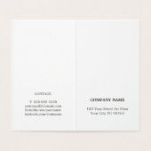 シンプルグエレガントレーフェイク金ゴールドストライプコンサルタント 名刺 (内部フラット)