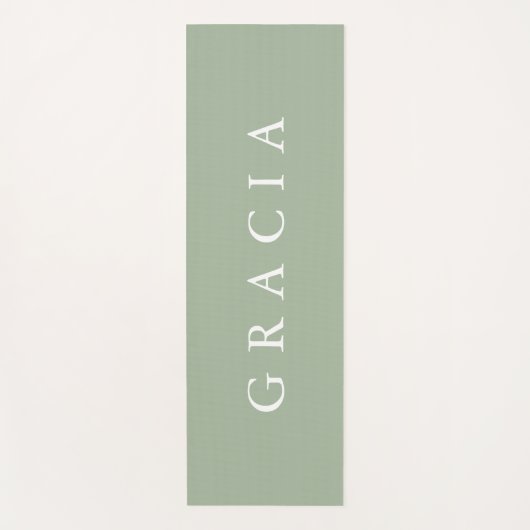 シンプルグパーソナライズされたリーンコンフィ軽量 ヨガマット (正面)