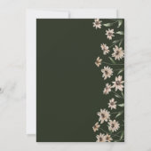 シンプルグモダンリーフローラ結婚ズ 招待状 (裏面)