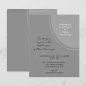 シンプルグモダン結婚レイ (正面/裏面)