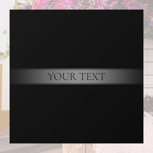 シンプルグラデエレガントーションストライプ編集可能カラー ウィンドウサイン