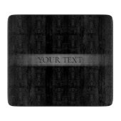 シンプルグラデエレガントーションストライプ編集可能カラー カッティングボード (正面)