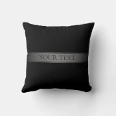 シンプルグラデエレガントーションストライプ編集可能カラー クッション (裏面)