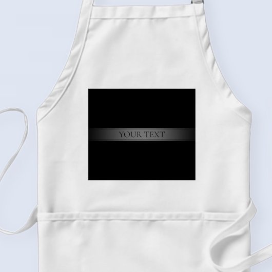 シンプルグラデエレガントーションストライプ編集可能カラー スタンダードエプロン