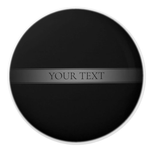 シンプルグラデエレガントーションストライプ編集可能カラー セラミックノブ (正面)