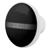 シンプルグラデエレガントーションストライプ編集可能カラー セラミックノブ (右)