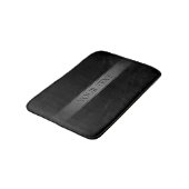 シンプルグラデエレガントーションストライプ編集可能カラー バスマット (アングル)