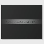 シンプルグラデエレガントーションストライプ編集可能カラー ラッピングペーパー (フラット)