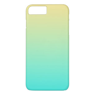 シンプルグラデーションパステルイエローターコイズ iPhone 8 PLUS/7 PLUSケース
