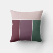 シンプルグラフィックパープルグリーンスタイル クッション (裏面)