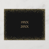 シンプルグリア記念日50日を保存 案内ポストカード (裏面)