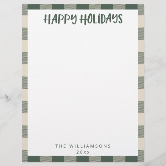 シンプルグリカスタムーンプライドホリデーステーショナリー レターヘッド (正面)