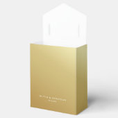 シンプルグリッターバラ金ゴールドサンキュー結婚ズ フェイバーボックス (オープン)