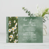 シンプルグリーンカトリック結婚式招待状 招待状 (スタンド正面)